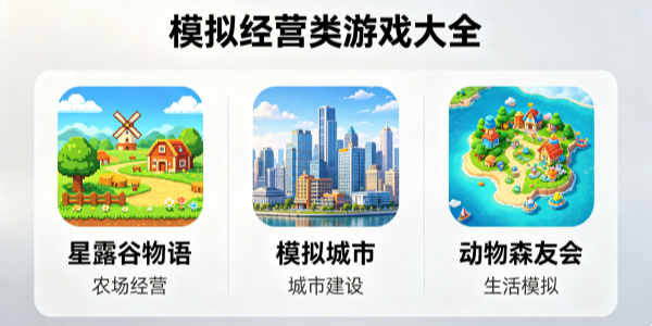 模拟经营类游戏大全